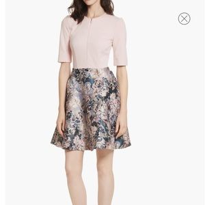 Ted Baker Amarlia Eloquent Jacquard Skater Dress